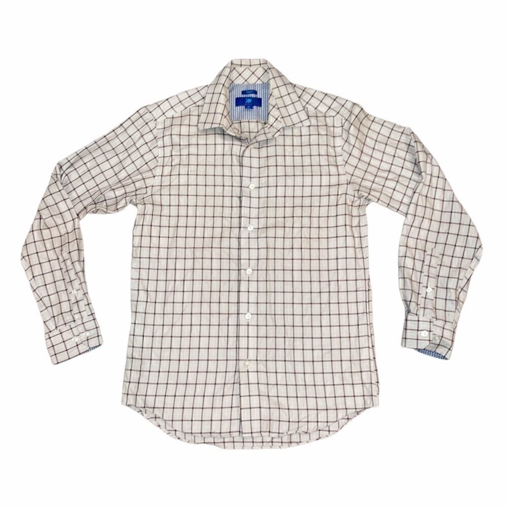 🐿️ Men’s Warehouse Button Down Plaid Size Medium